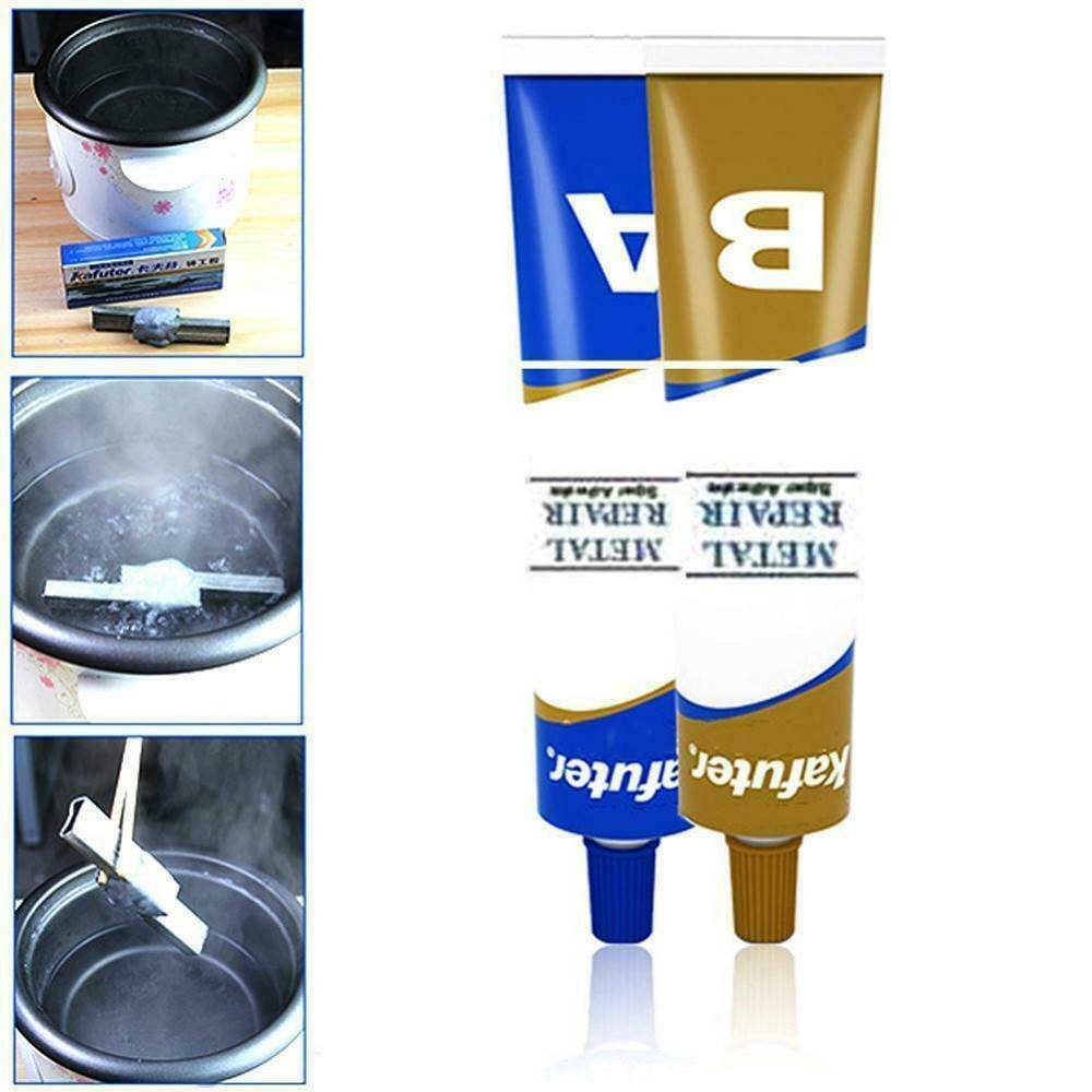 2X Kafuter 60g Industrial Heat Resistance Cold Weld Metal Repair Paste Set