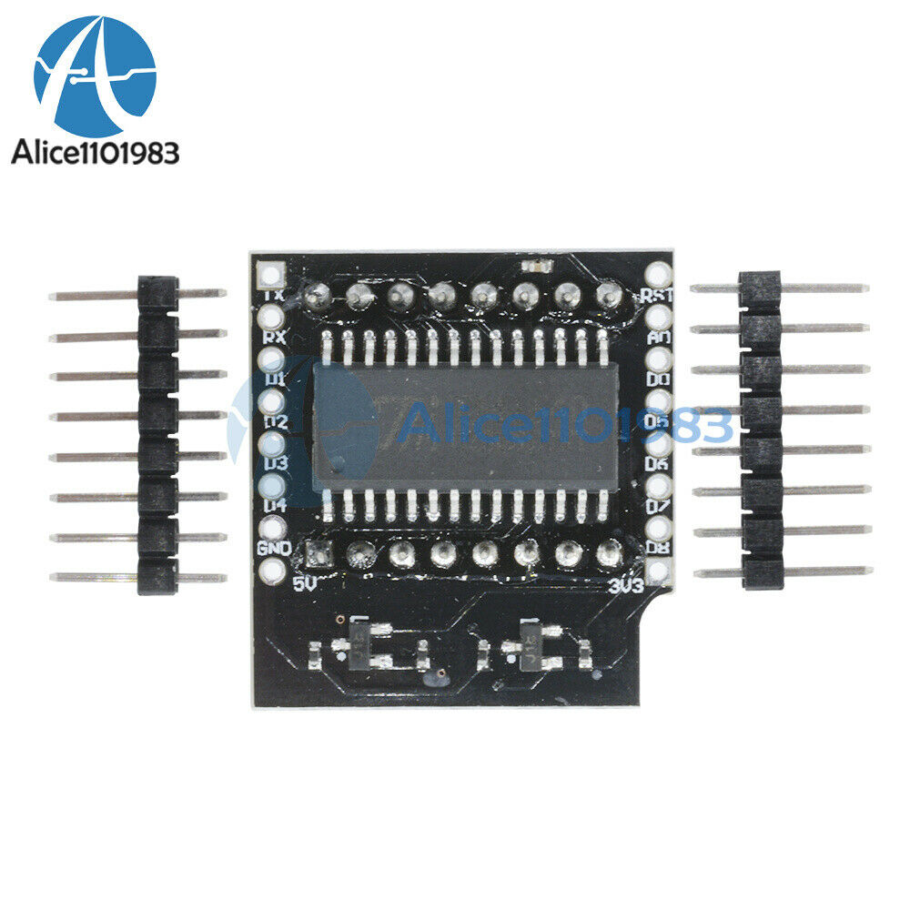 8 Step Adjustable Intensity 8*8 Matrix LED V1.0 Shield for WEMOS D1 mini Module