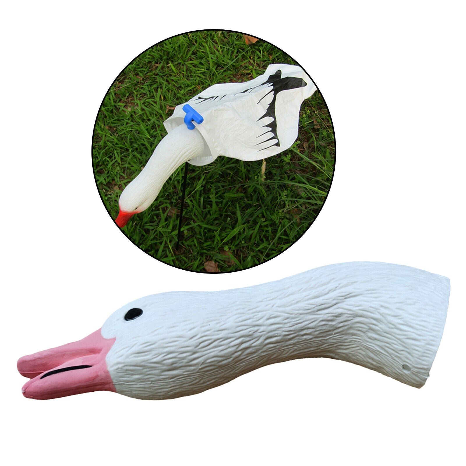 Flexible Hunting Snow Goose Head Hunter Neck Hunter Filler Huntsman Gear
