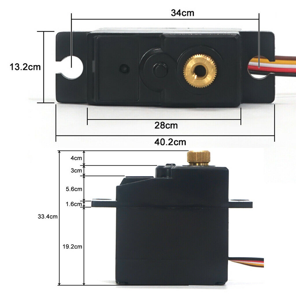 Brushed Waterproof High Torque Digital Servo for SG1603 SG1604 Car DIY Accs