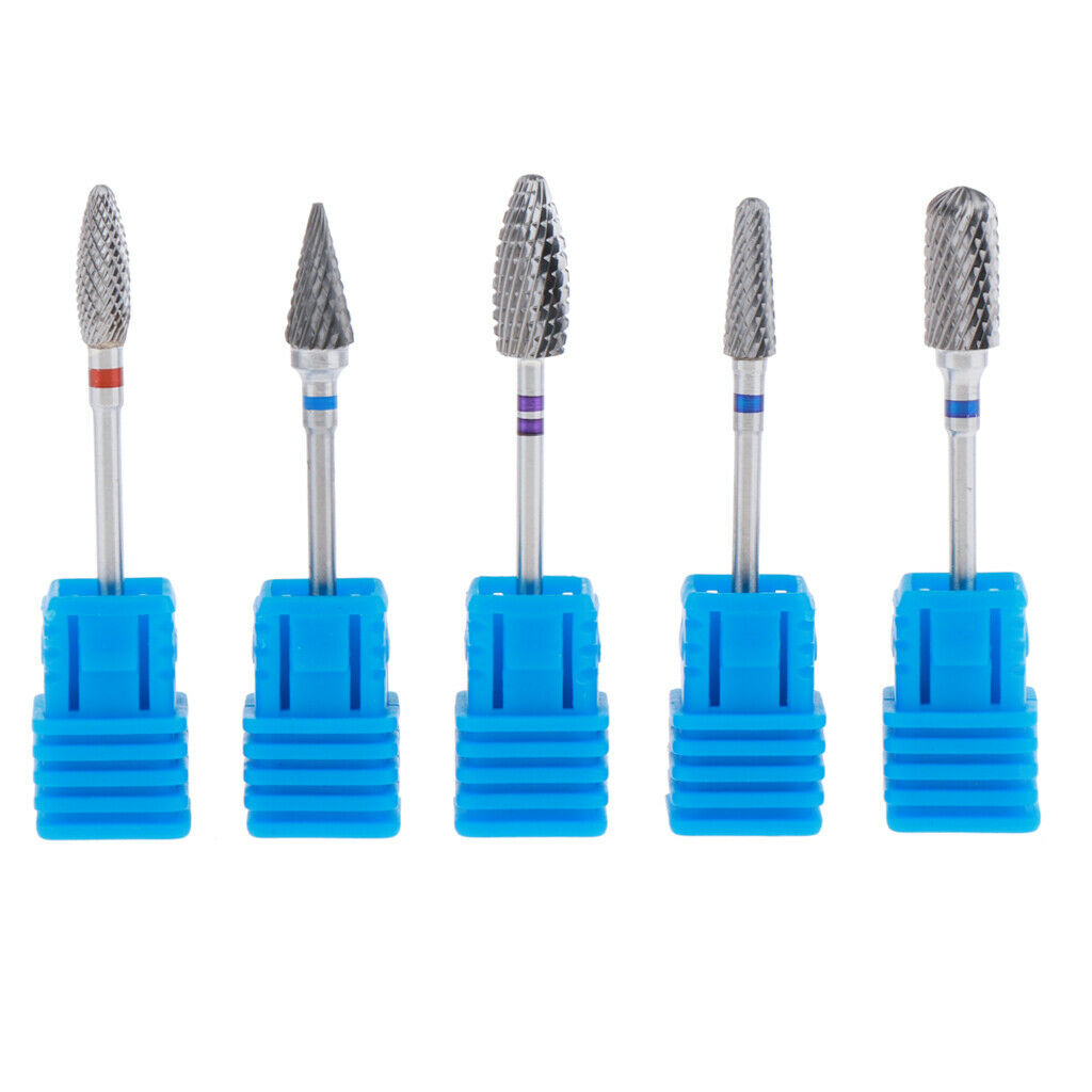 5pcs Pro Nails Drill Bits Set Manicure DIY Grinding Polishing Buffing Head