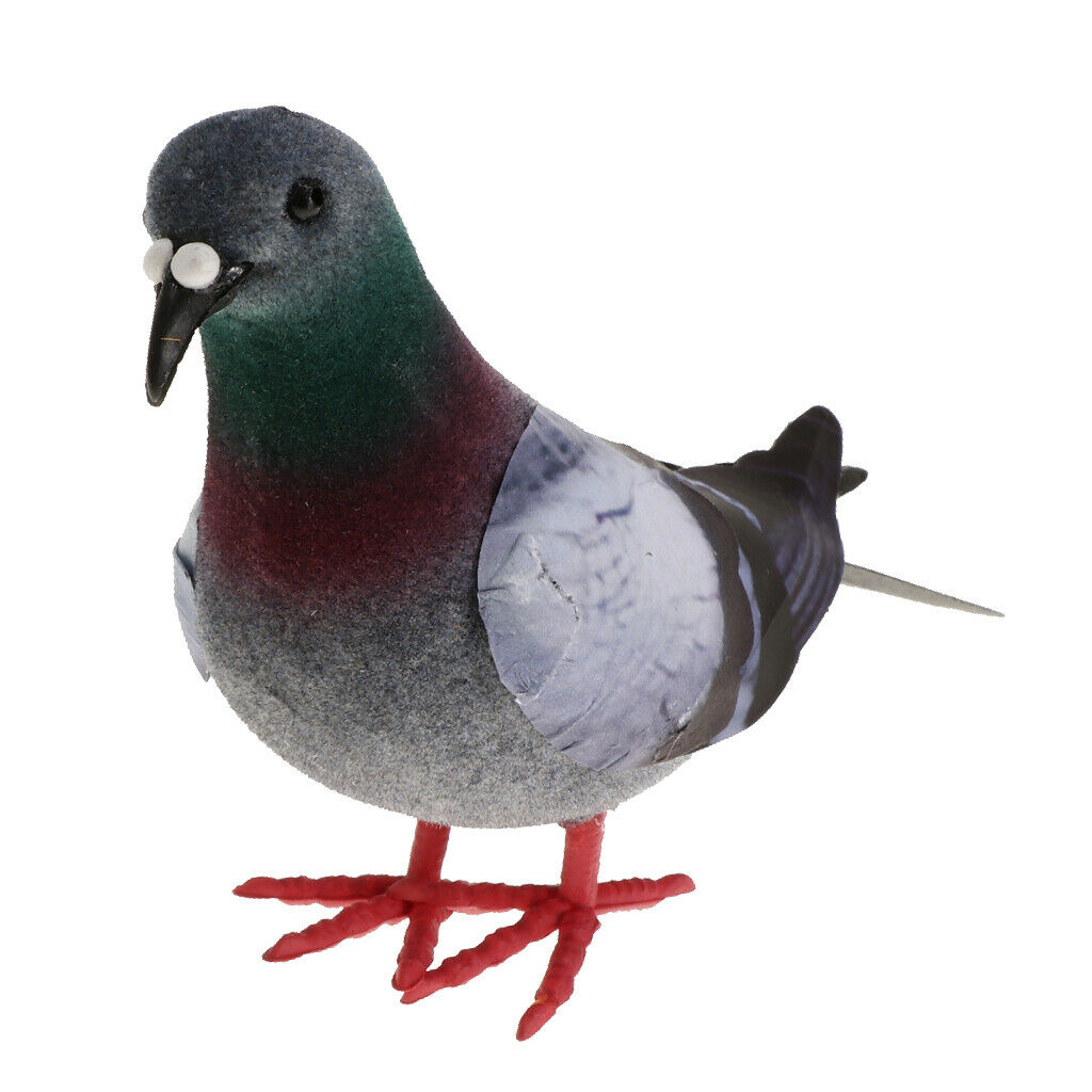 6 Pcs Artificial Foam Feather Random Color Doves Birds Craft Art Home Decor