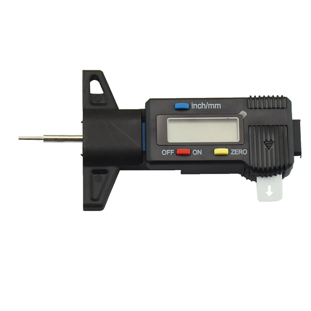 Car Digital Tyre Tire Tread Depth Gauge Measurer Caliper LCD 0-25.4mm