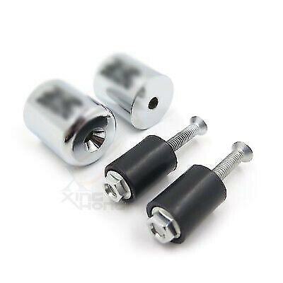 Chrome Hand Bar End "GSXR" For Suzuki SV650S 2001-2008 SV1000S 2003-2006