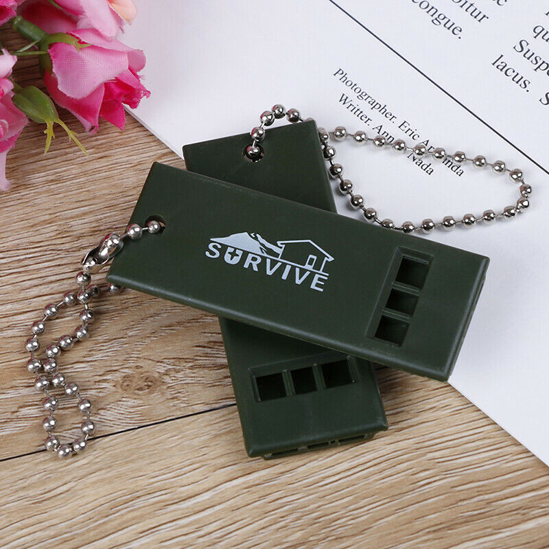 1PC Outdoor Survival Whistle First Aid Kits Outdoor Emergency Signal Rescue DD