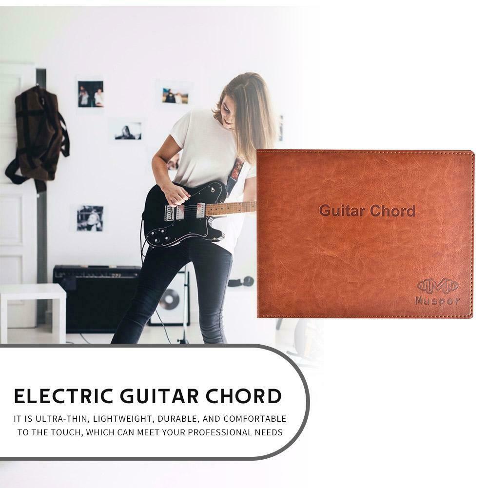 Muspor Guitar Chord Book PU 6 String Paperback Tablature Exercise Sheet @