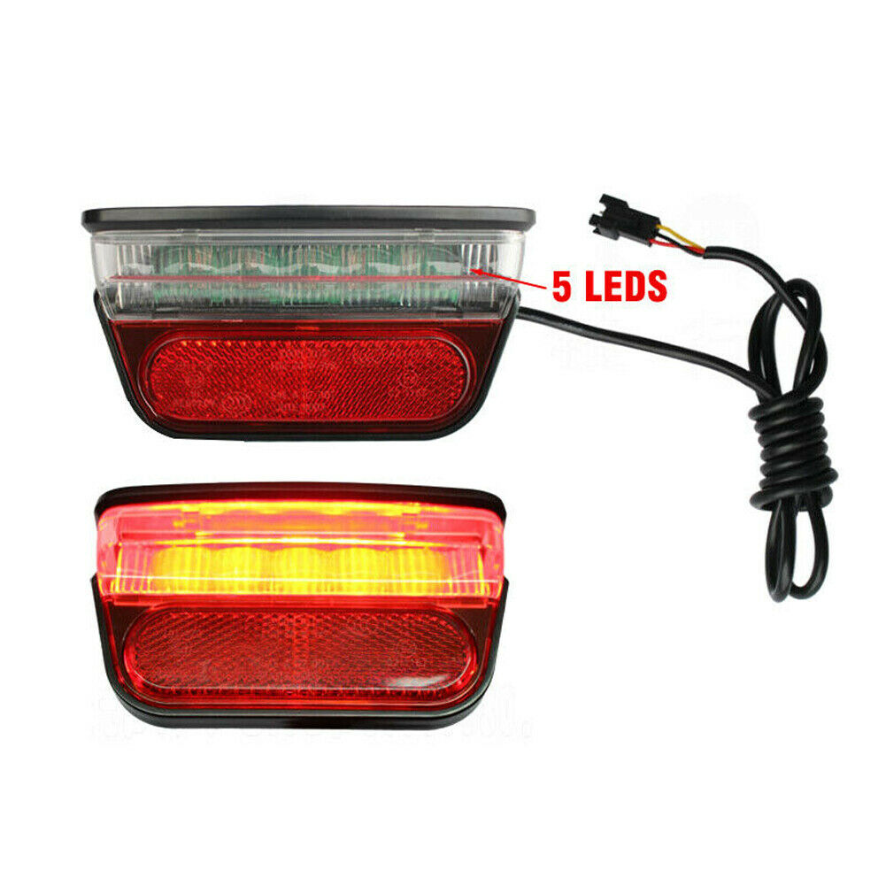 Electric Bike Light for Ebike Taillight DC 6V - 60V Bicycle Rear Tail Light Lamp