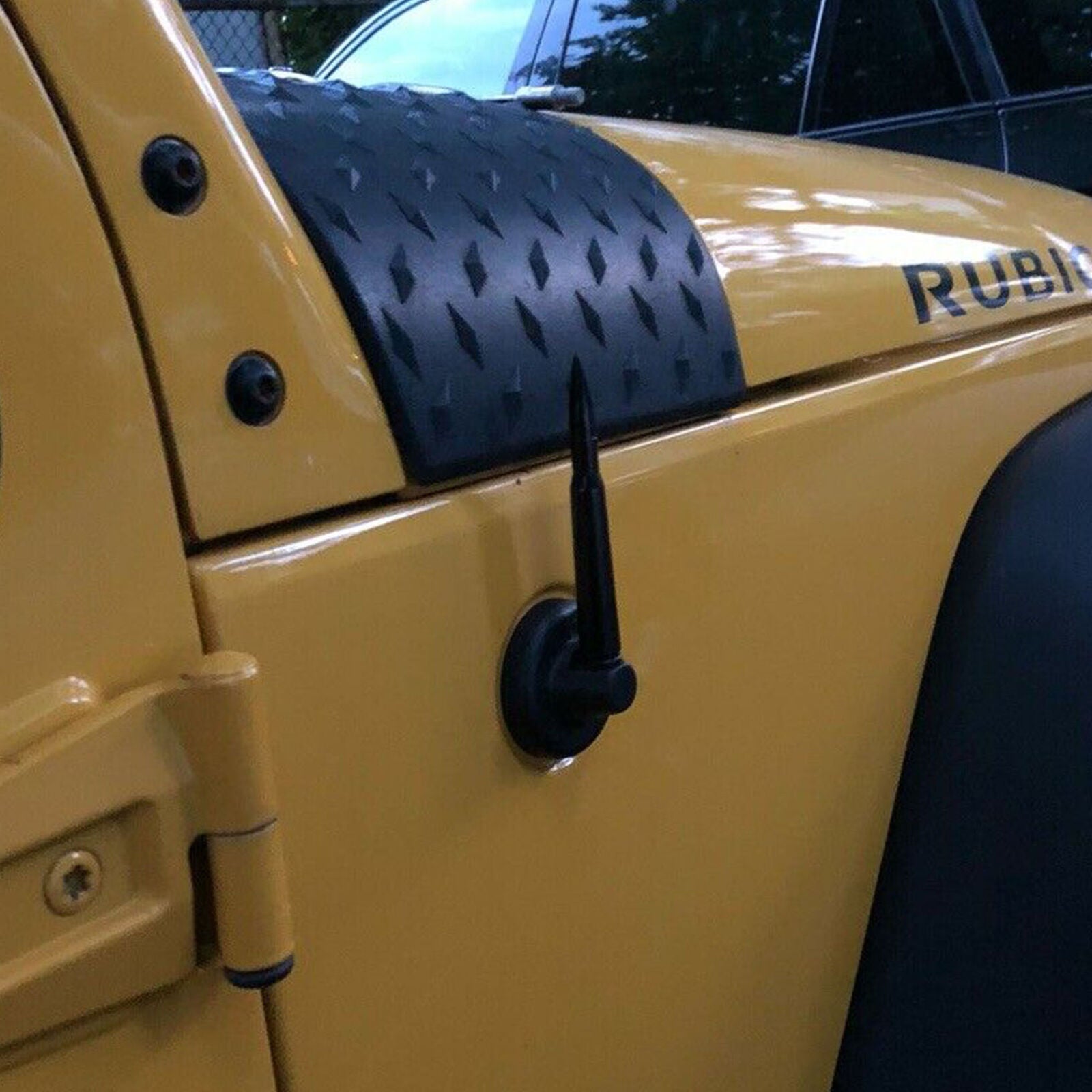 4.25 inch Black Antenna Mast for JEEP WRANGLER JK/JL 2007-2020 GLADIATOR 2020