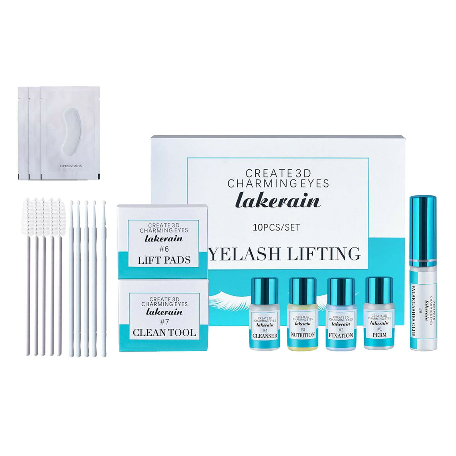 10 in 1 Professional   Kit Eyelash Perm Kit Suitable For Salon