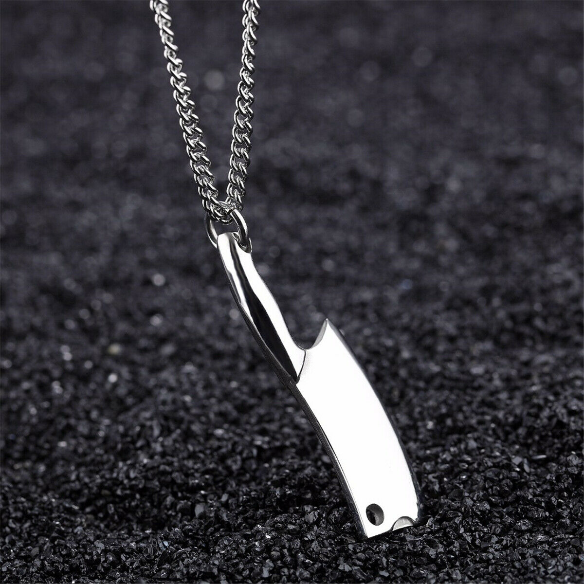 Fashion Chef Personality Kitchen Pendant Necklace Chain Jewelry Charm Gift Cool