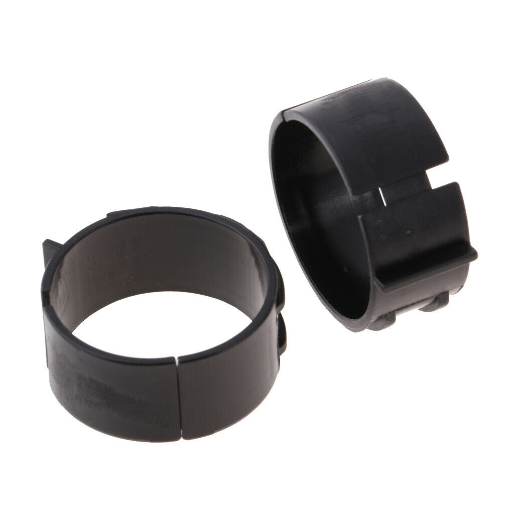 2 Pairs Bike Front Derailleur Clamp Adapter Reducer 34.9mm to 31.8mm Plastic
