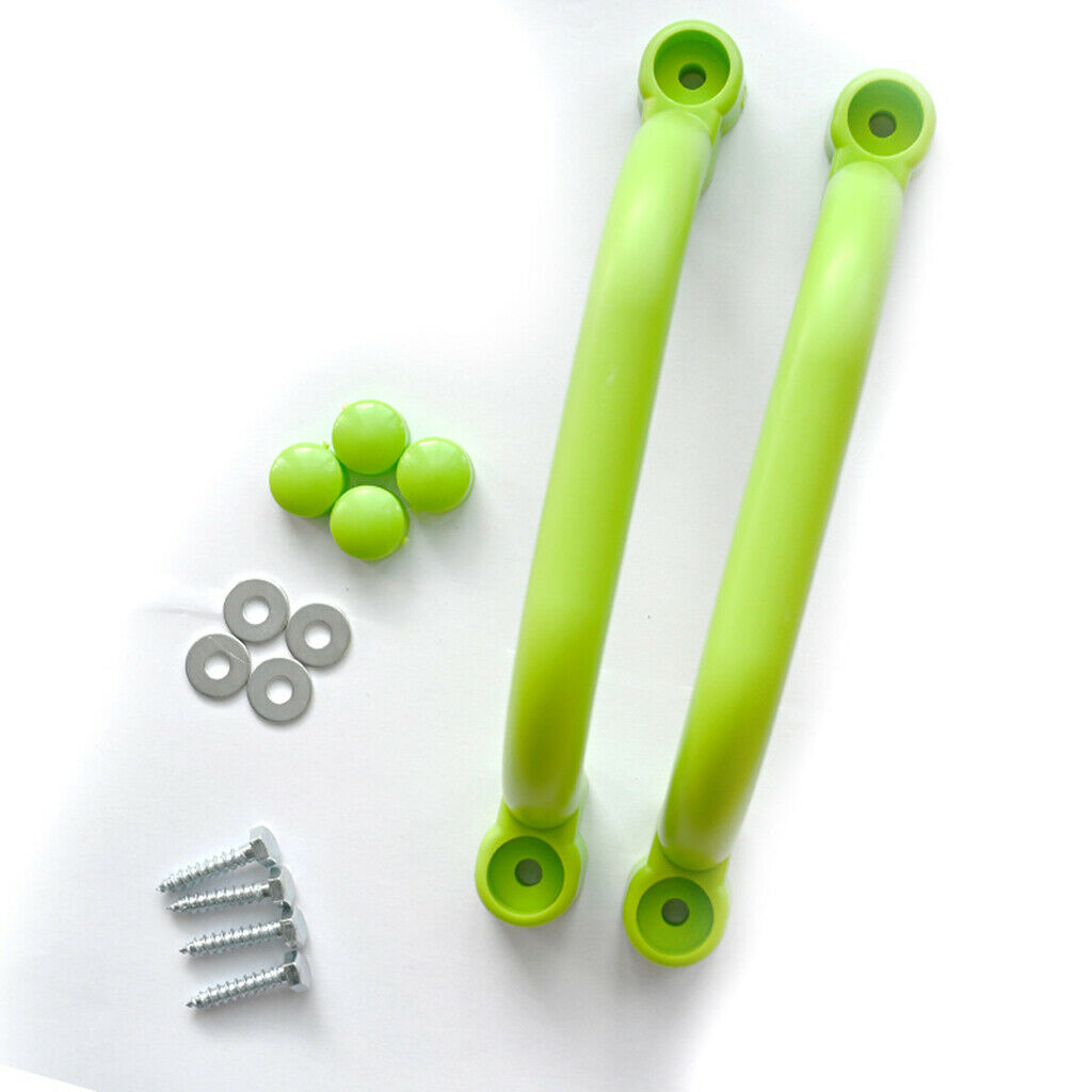 1 Pair 25cm Playground Safety Handles Climbing Frame Grab Bars for Swing Set