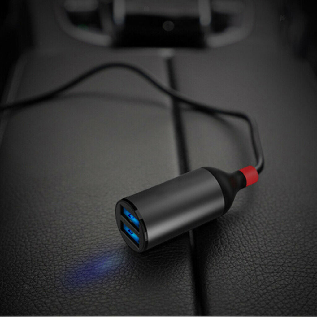 Universal  12-24V Car Charger Dual USB Quick Charger