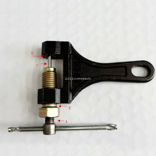Chain Cutter Splitter Breaker Rivet Link Pin Repair Tool For 420 428 520 525 530