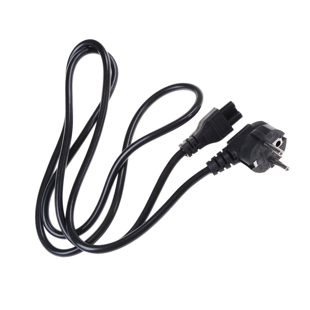 1.5m C13 IEC Kettle to European 2 pin Round AC EU Plug Power Cable Lead Cord  Kt