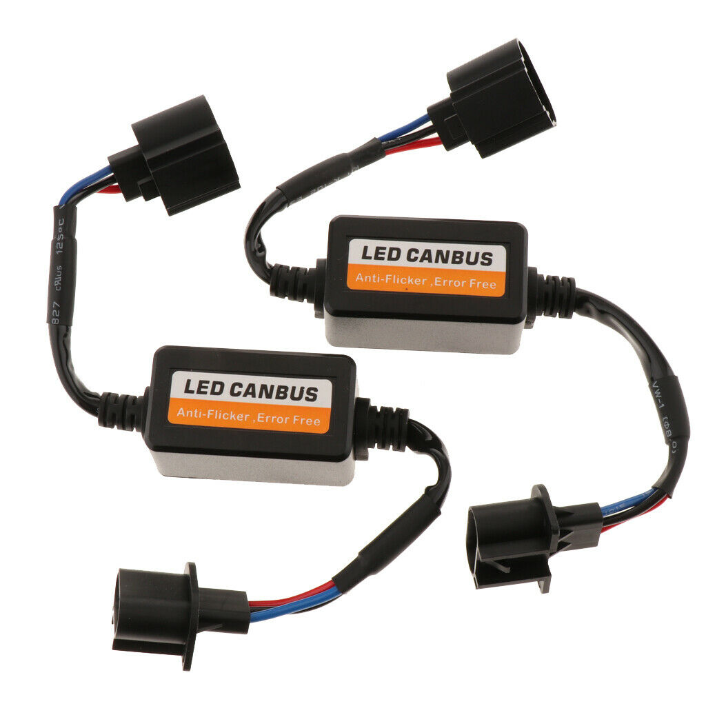 H13 LED Headlight Canbus Error Free Anti Flicker Resistor Canceller Decoder