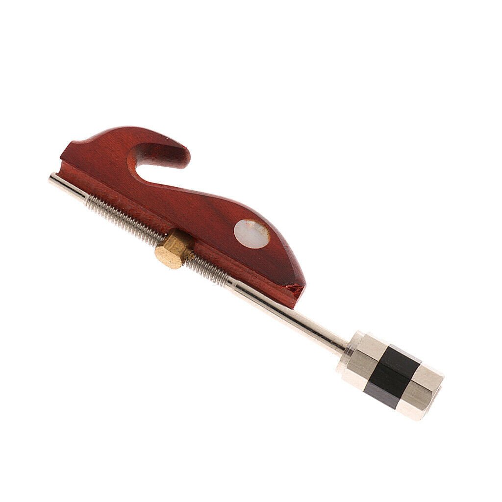 1 Piece Chinese Erhu Bow for Violin Red Sandalwood Handle Spare Part for Bass