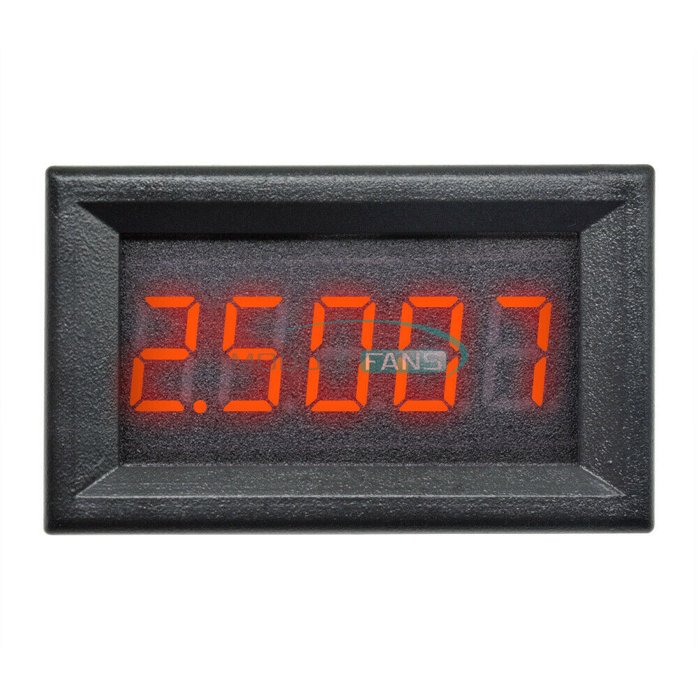 DC 0-4.3000-33.000V Red 5 Digit Precision Digital Voltmeter Voltage Panel Meter