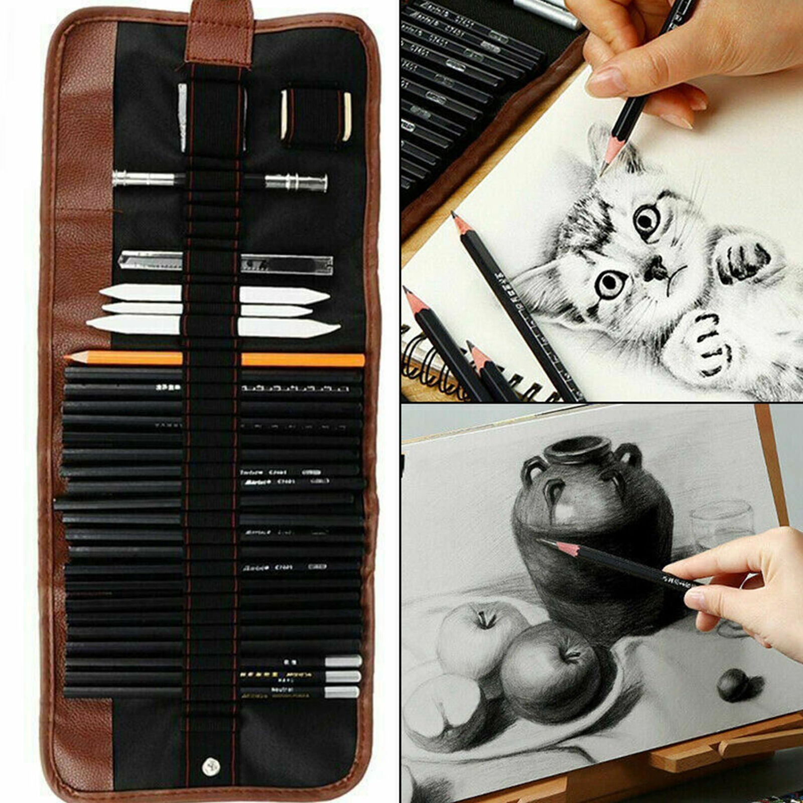 Sketching Set Kit Drawing Art Pencils Art Supplies Artist Sketching Professional
