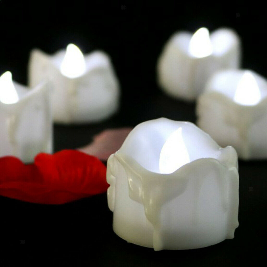 Flameless Candles Flickering Candles Pillar LED Flame Tealight Candle
