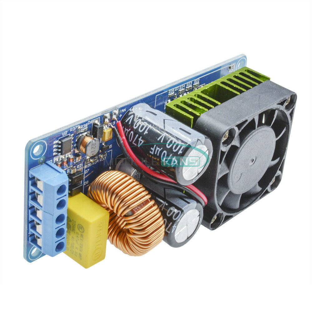 IRS2092S 500W Mono Channel Digital Amplifier Class D HIFI Power Amp Board+FAN