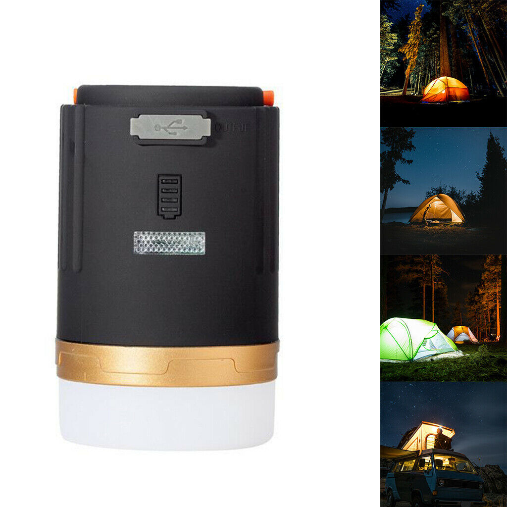 Portable LED Camping Light Emergency Hanging Lantern Lamp Garden Flashlight