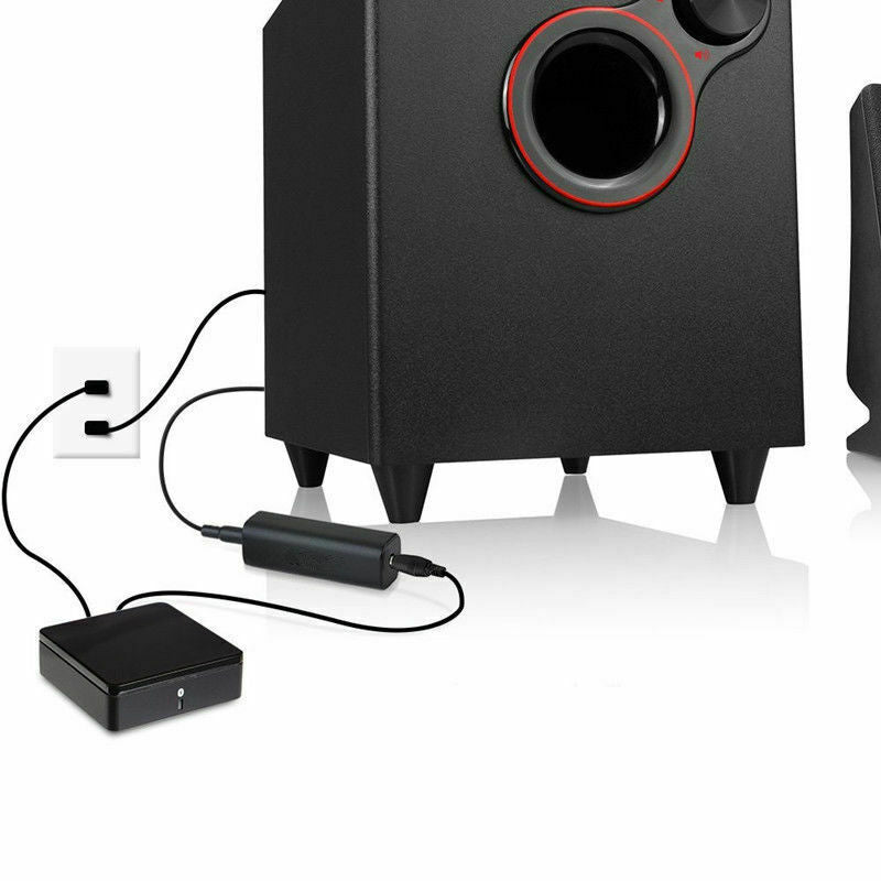 Ground Loop Noise Isolator Eliminate Car Home 3.5mm Aux Audio System Stereo I6R5