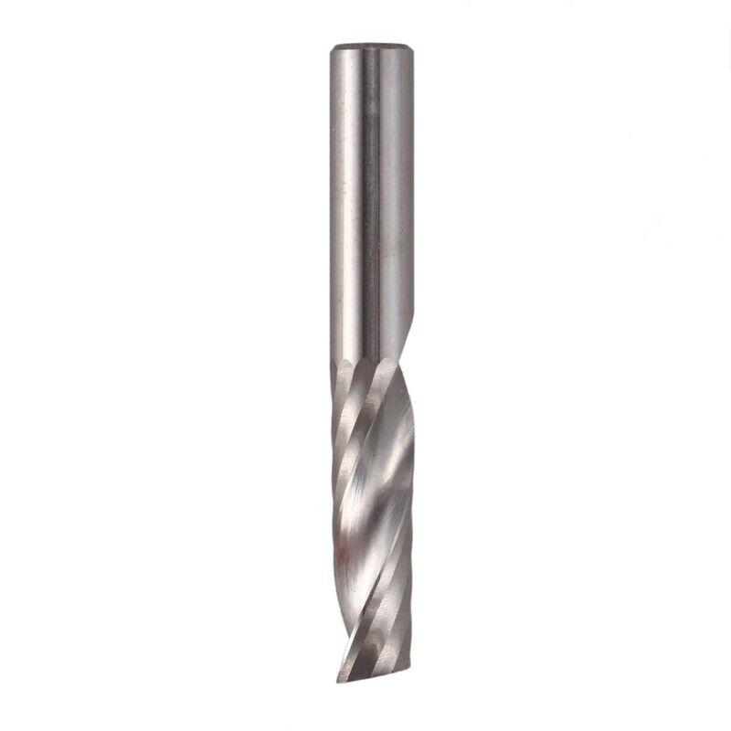 5Pcs 6Mm 1/4 Inch Carbide Cnc Router Bits One Single Flute End Mill Tools 22MmQ1