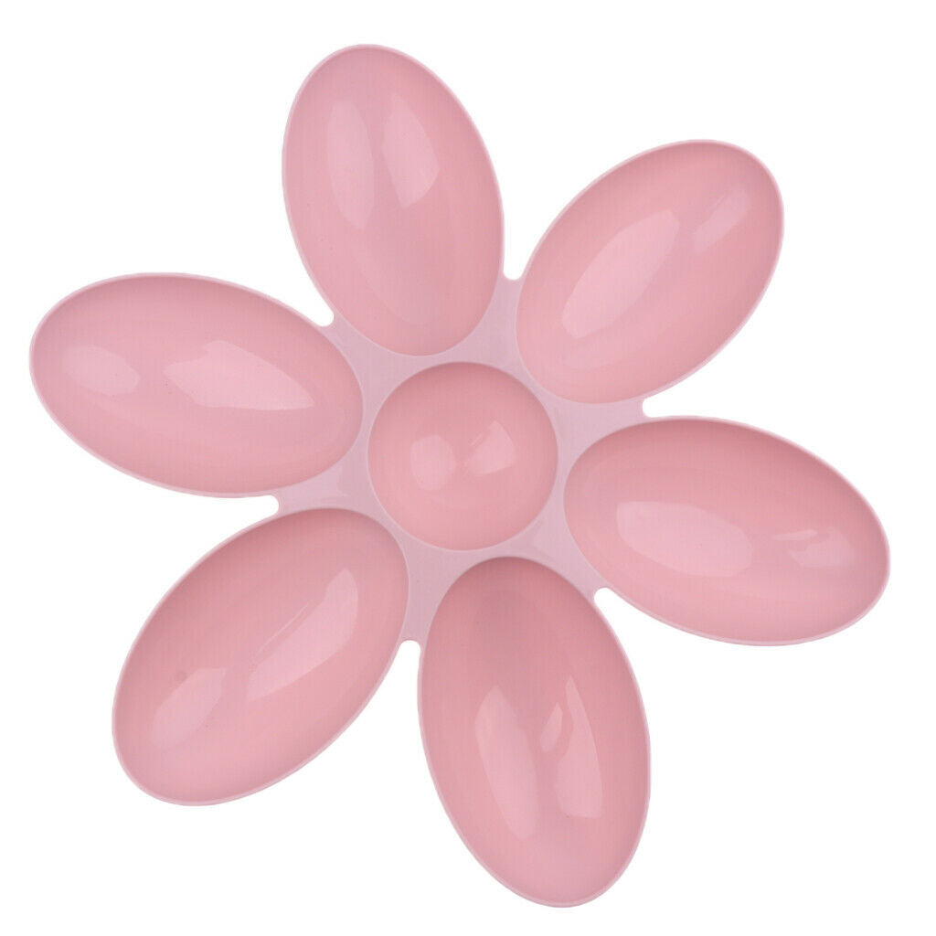 Pet Puppy Kitten Flower-shape Bowl Interactive Food Feeder Healthy Dish Pink