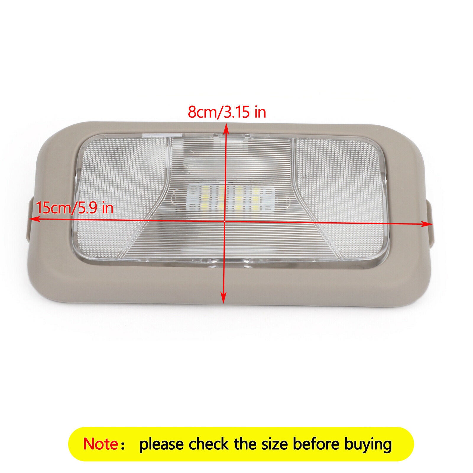 Dome Light Lamp Gray 15126553 Fit For 2004-2008 Colorado GMC Canyon 15191866 CN