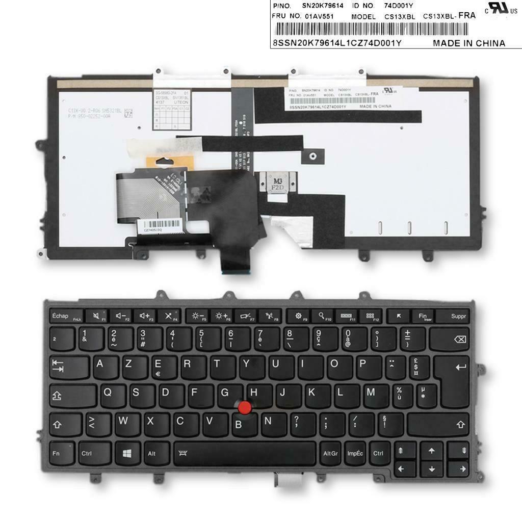 For Lenovo ThinkPad X230S X240 Layout Keyboard French Backlit Full Keyboard