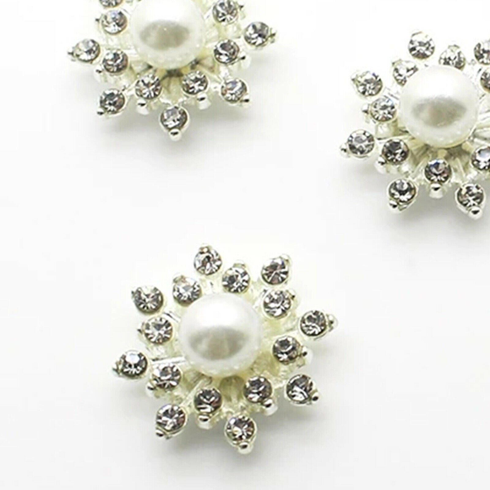 16mm Rhinestone Embellishments for Buttons Brooches Flower Wedding Decor