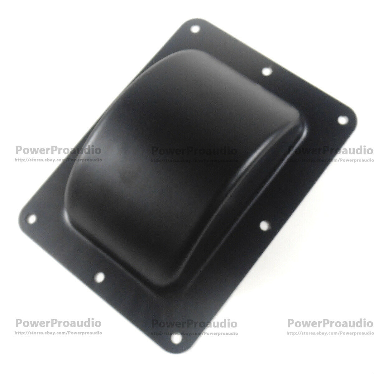 2Pcs Recessed Black Castor Dish 6" x 4" to Fit 3" or 4" Wheels For ATA Cases
