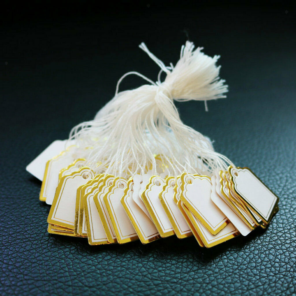 500 Pieces Mini Jewelry Price Tags, Small Writable Price Marking Tags Watches