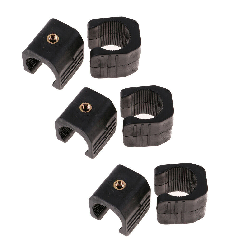 6x Flashlight Light Lamp Torch Clip Holder Bike Lighting Parts