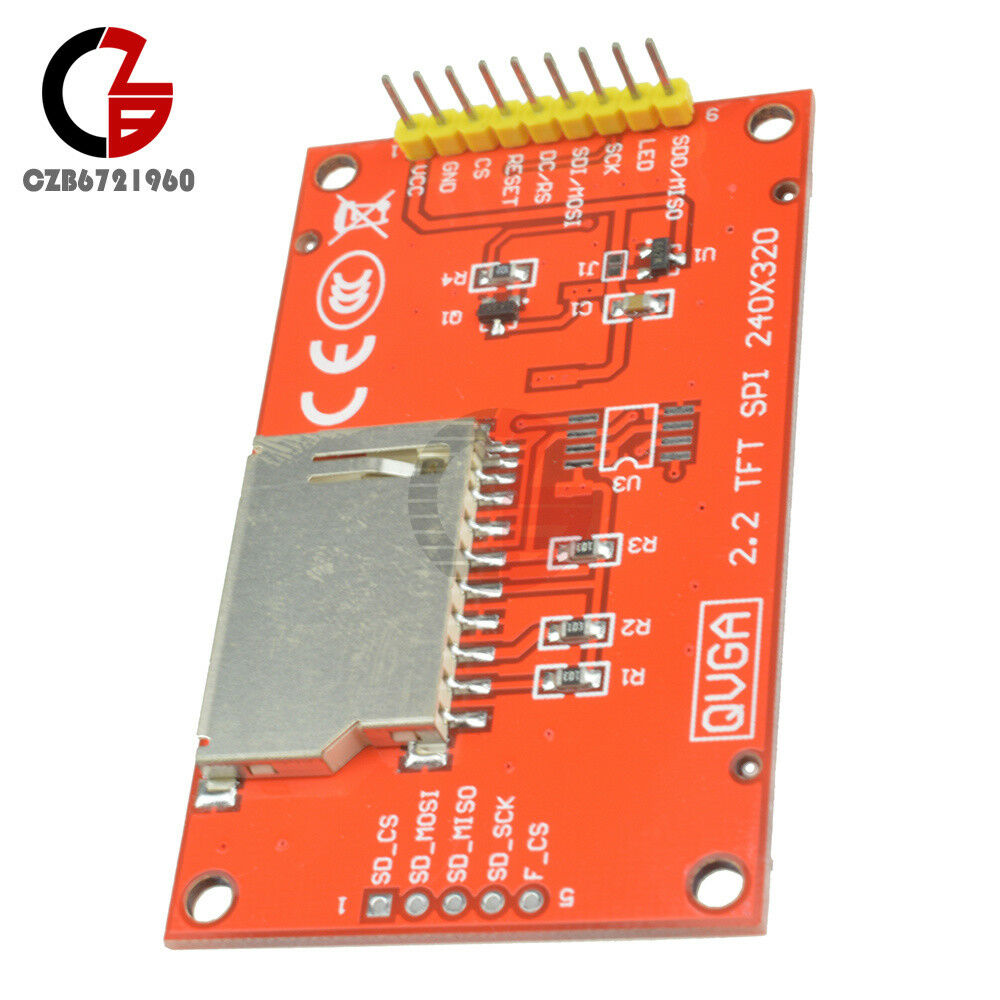 2.2 inch TFT LCD Display Module ILI9341 SPI 240x320 for 51/AVR/STM32/ARM Arduino