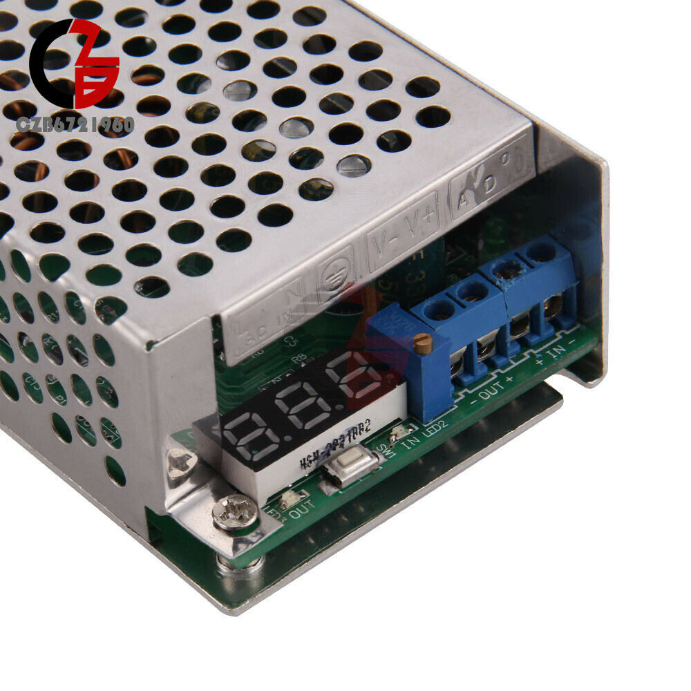 150W Boost Converter DC-DC 12-32V to 12-46V Max 8A Step Up Charger Power Module