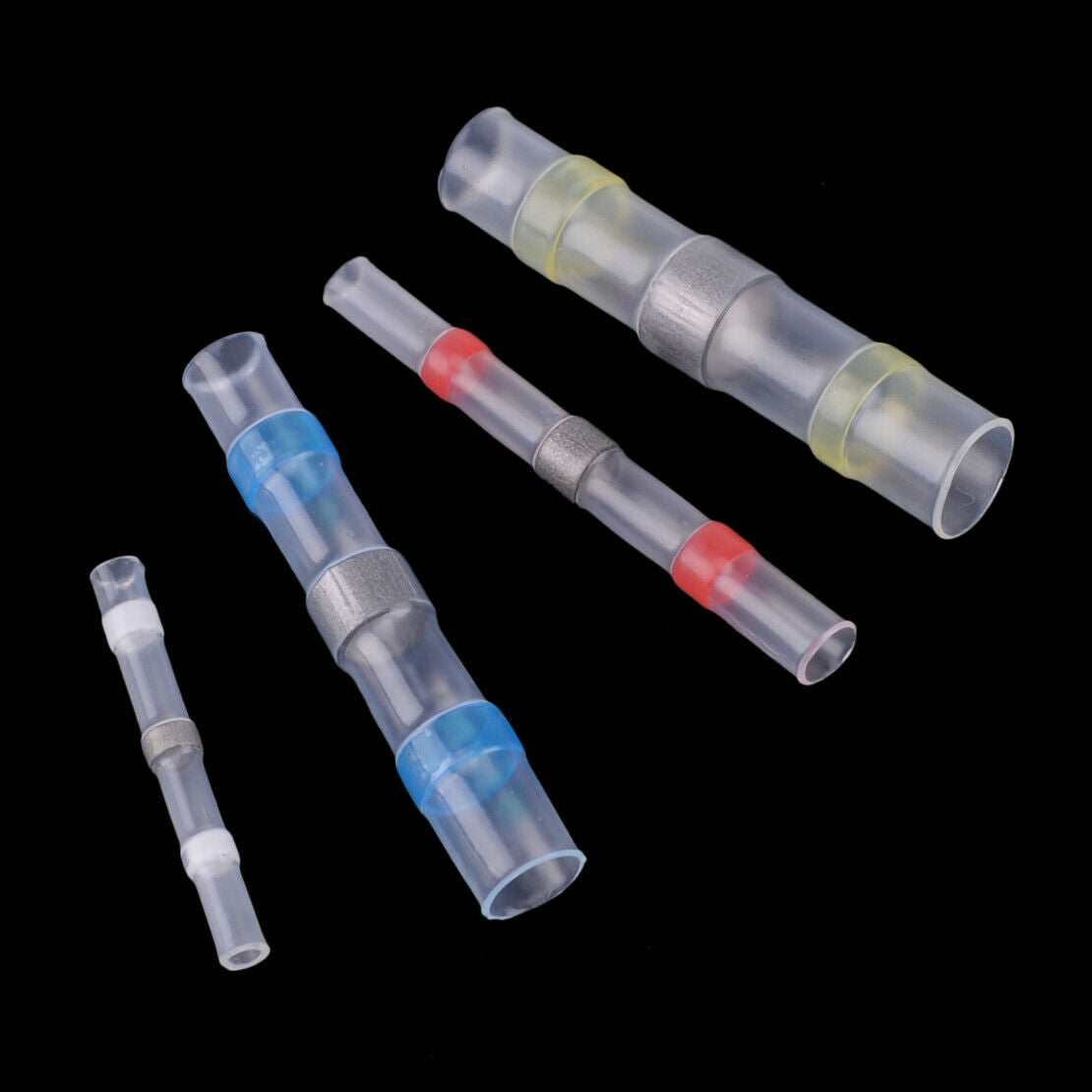 250x/Box Heat Shrink Solder Seal Sleeve Wire Connector Terminals Waterproof