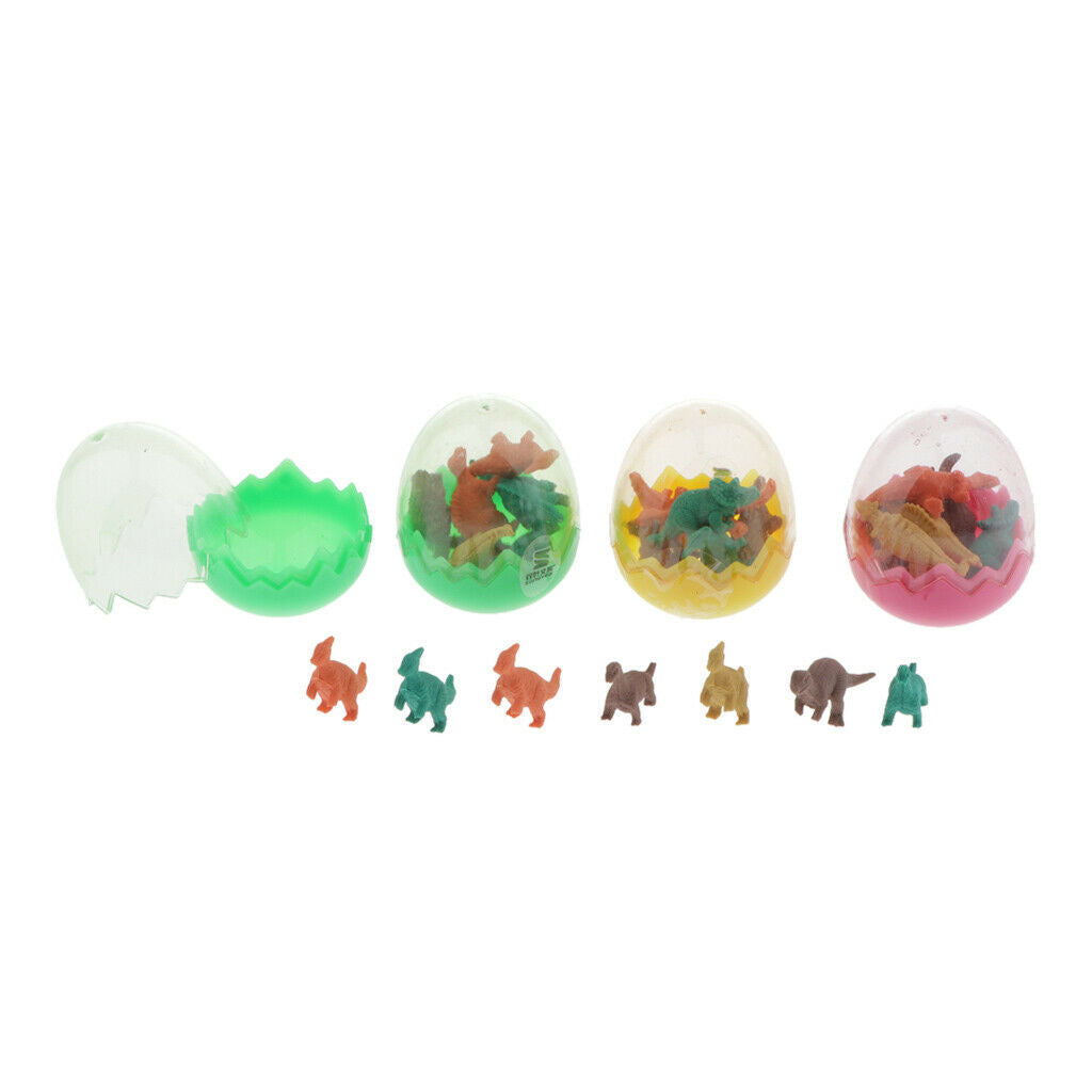 28Pack Mini Dinosaurs Rubber Eraser Creative Kids Student Erasers Stationery
