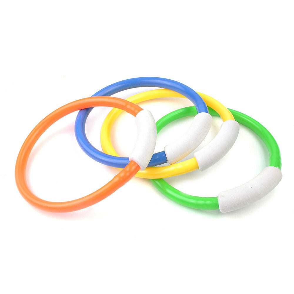 1xUnderwater Diving Ring Water Play Toys Swimming Pool Accessories For Child Kid