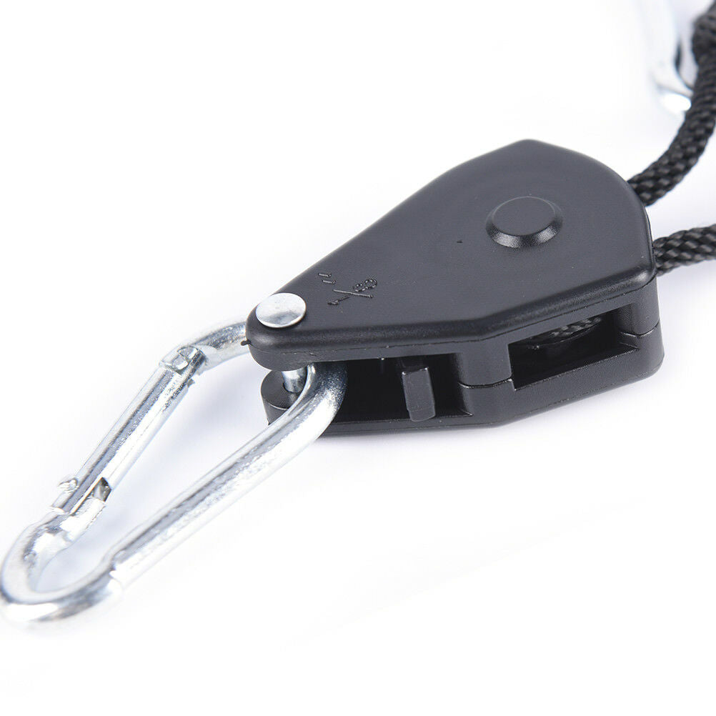 2pcs/pack 1/8 Inches rope ratchet reflector grow light hangers light lifteFB FT