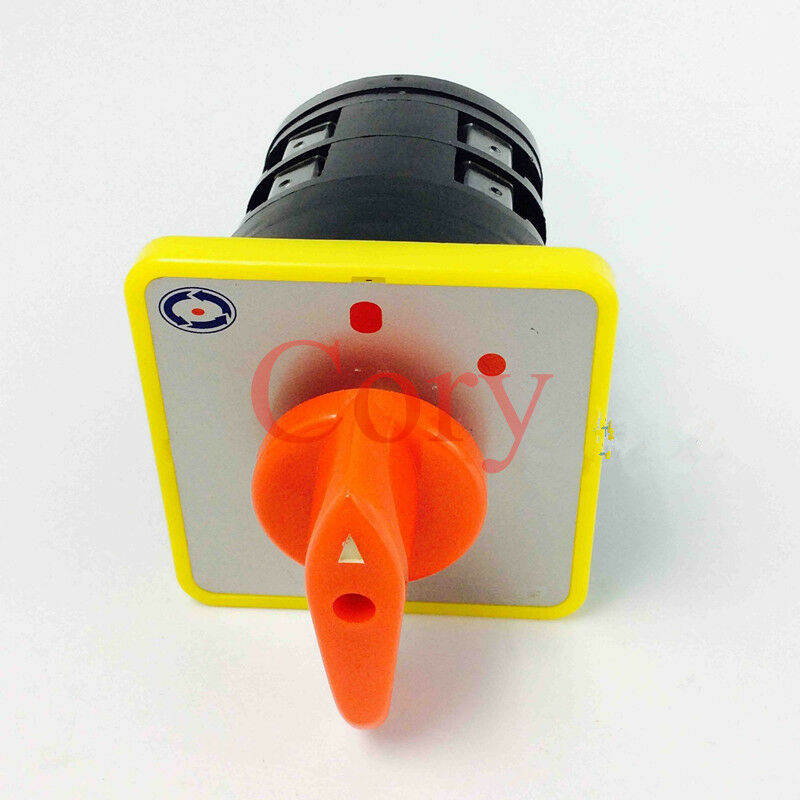 1PCS Universal Changeover Switch ON/OFF 2 Positions 8 Screw Terminals 500V 16A