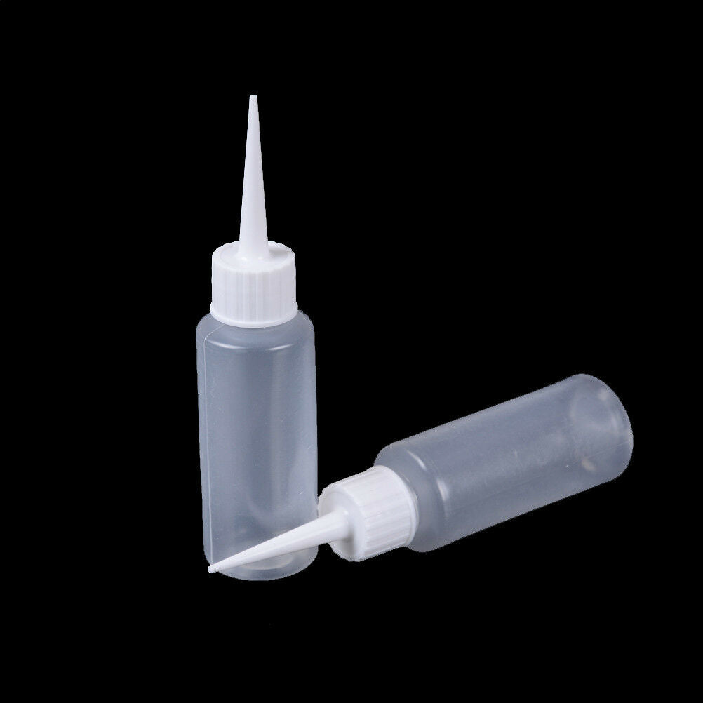 2Pcs 50Ml Empty Dropper Squeezable Liquid Bottle Plastic Drop Bottles Nee.l8