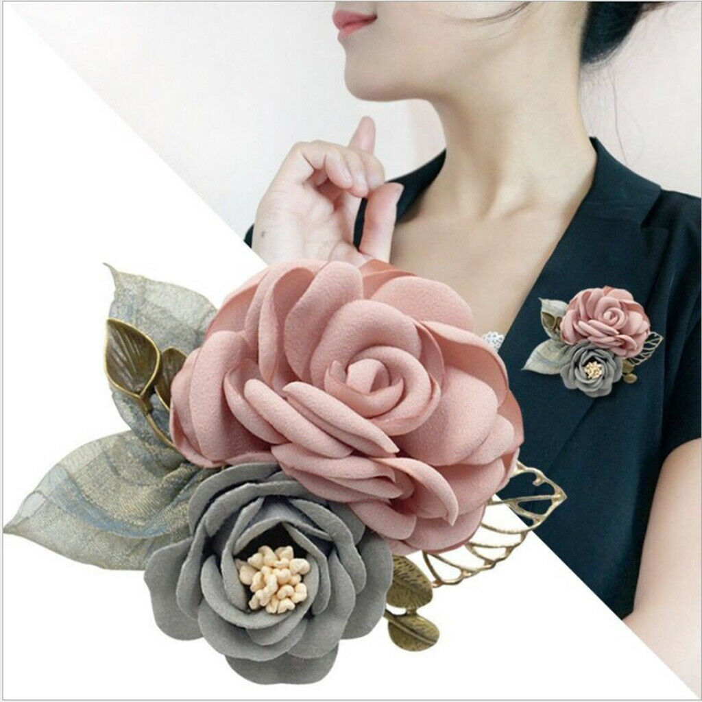 Korean Brooch Pin Groom Corsage Breastpin Wedding Party Dress Ornaments