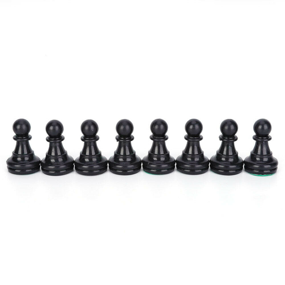Chessmen Set International Chess Game Complete Chessmen Set Black&White