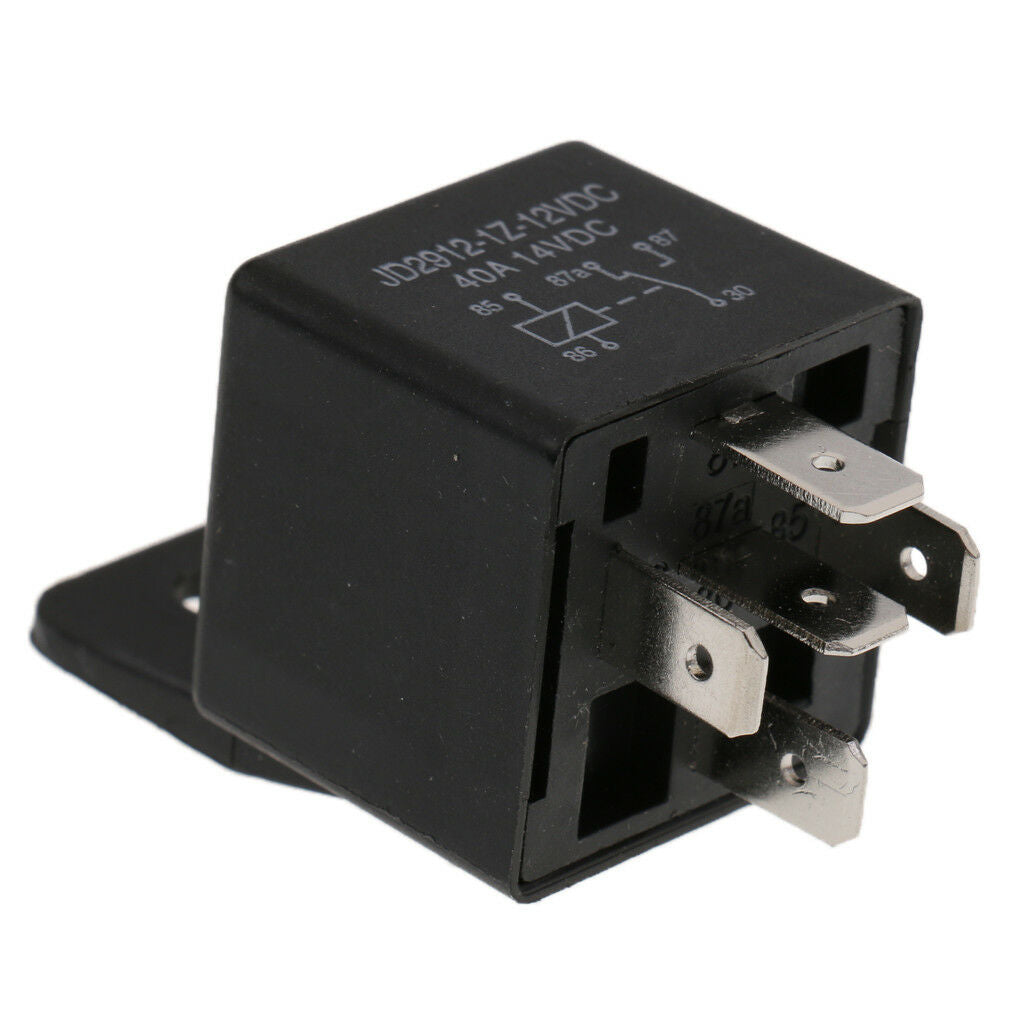 DC 12V Automotive Change Over Relay 40A 5-Pin Car Bike Van with Bracket