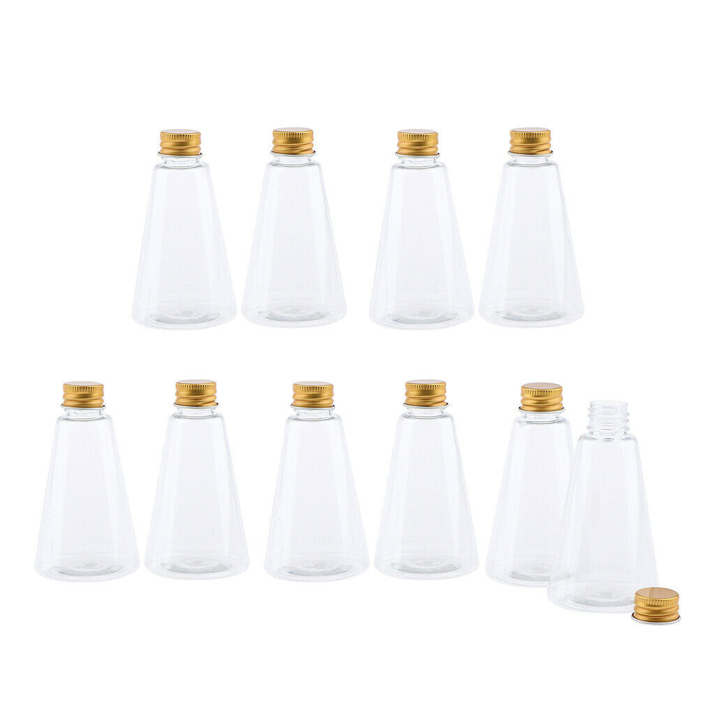 Premium Empty Plastic Bottles Clear Travel Containers Refillable BPA-free