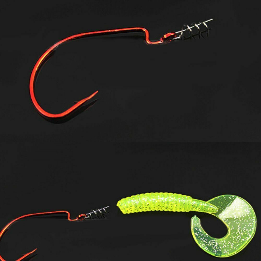 Universal Outdoor Sport Pins Stainless Steel Spring Lock Needle Fishing Bait