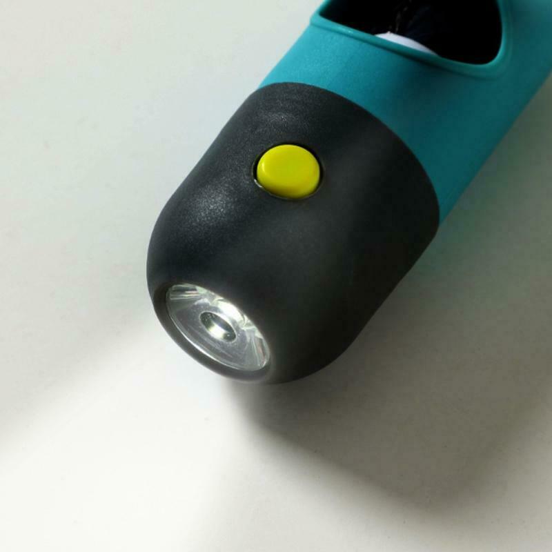 Pet Waste Bags Dispenser with LED Light Dog Poop Bag Holder with Hook for Leash