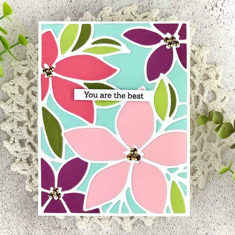 Cute Flower DIY Metal Cutting Dies Stencil Scrapbooking Die Cut Paper Card Decor